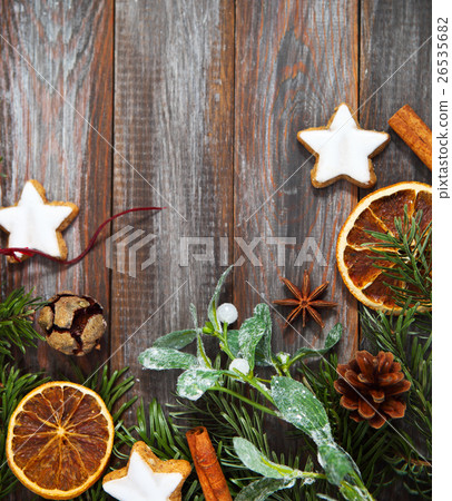 Christmas cookies and Christmas decorations Christmas cookies and Christmas decorations 26535682