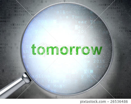 Timeline concept: Tomorrow with optical glass 26536486