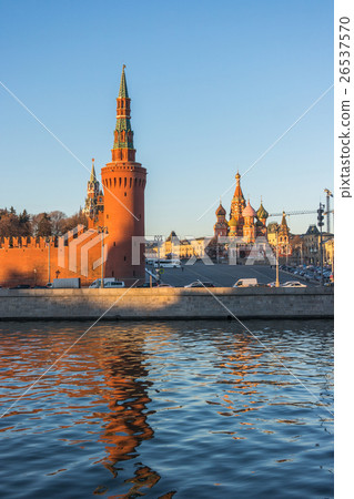 Moscow kremlin at sunset Moscow kremlin at sunset 26537570
