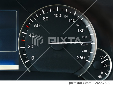 Speedometer of a car Speedometer of a car 26537890