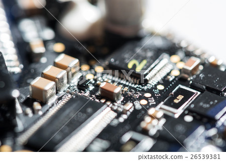 Close up of drones chip on white background 26539381