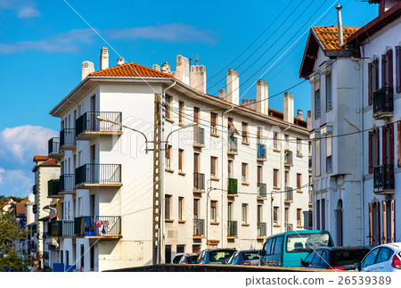 Buildings in Hendaye, a French city on the border Buildings in Hendaye, a French city on the border 26539389