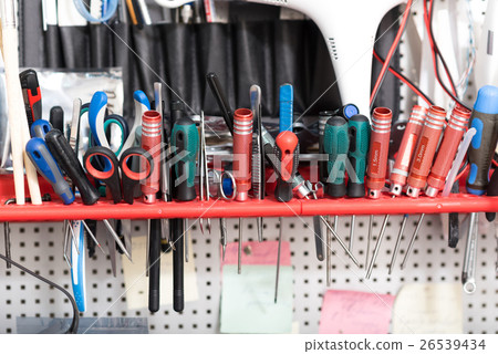 Close up of pliers and screwdrivers 26539434