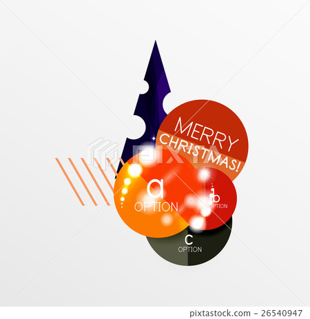 Christmas or New Year promo labels and stickers Christmas or New Year promo labels and stickers 26540947