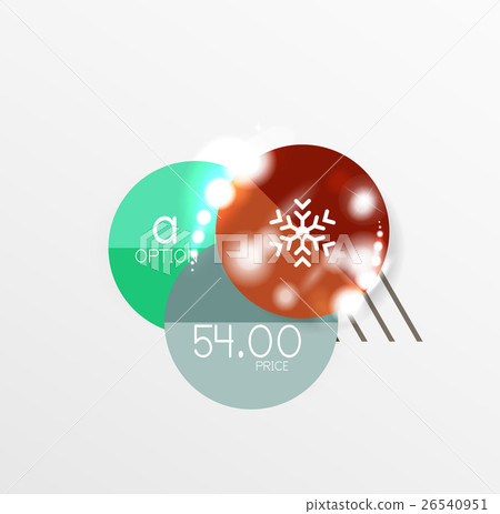 Christmas or New Year promo labels and stickers Christmas or New Year promo labels and stickers 26540951