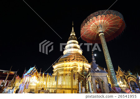 Lantern with Thai pagoda Lantern with Thai pagoda 26541955