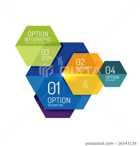 Paper modern infographic geometric templates 26543136