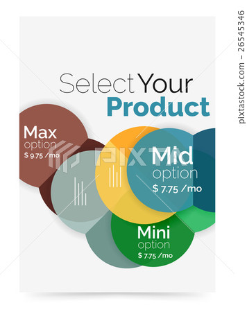 Business flyer circle abstract background Business flyer circle abstract background 26545346