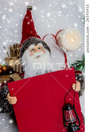 Santa with price tag, Christmas on sale discount 26545453