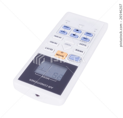 air conditioner remote control isolated on white air conditioner remote control isolated on white 26546207