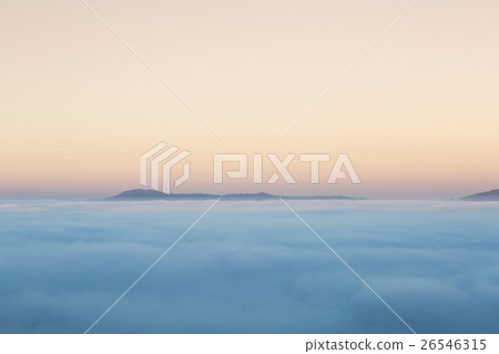 fog in the morning with mountain at Khao Kho 26546315