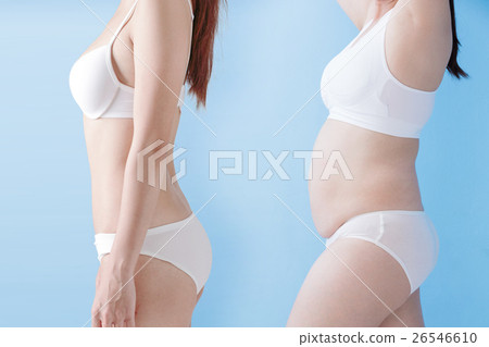 fat woman and slim woman 26546610