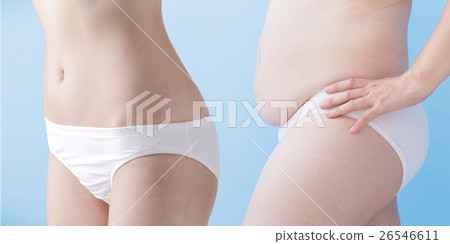 fat woman and slim woman 26546611