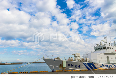 Mt. Fuji and patrol boat Fuji 26546972