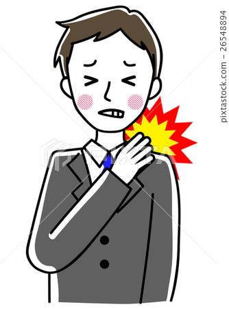Shoulder pain businessmen 26548894
