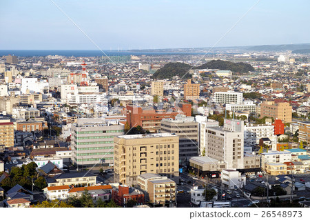米子市市街道鳥瞰圖 米子市市街道鳥瞰圖 26548973