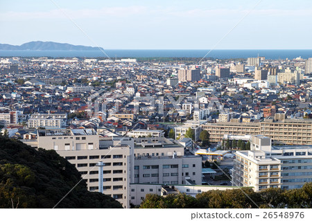 米子市市街道鳥瞰圖 米子市市街道鳥瞰圖 26548976