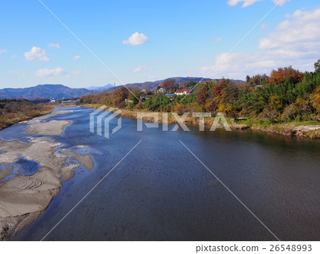 圖庫照片: 荒川區 風景 上游