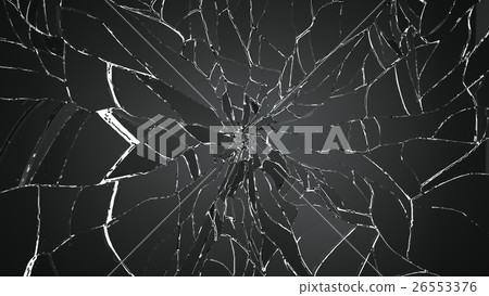 Pieces of destructed Shattered glass Pieces of destructed Shattered glass 26553376