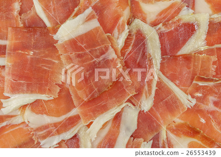 Acorn ham plate closeup, top view 26553439