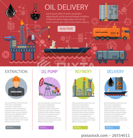 Oil industry Infographics 26554011