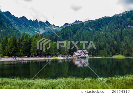 The lake Nambino in the Alps, Trentino, Italy 26554513