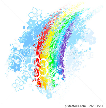 rainbow painted rainbow painted 26554541