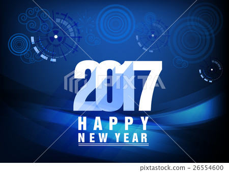Happy new year 2017 and merry christmas, fireworks Happy new year 2017 and merry christmas, fireworks 26554600