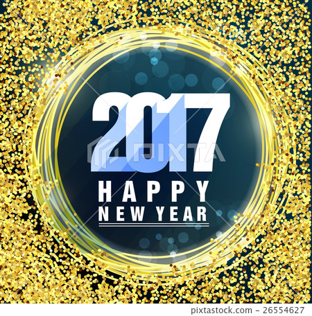 Happy new year 2017 and merry christmas, fireworks Happy new year 2017 and merry christmas, fireworks 26554627