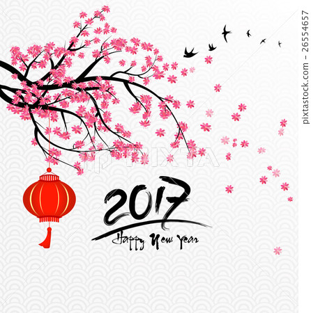 Happy new year 2017 and merry christmas, fireworks Happy new year 2017 and merry christmas, fireworks 26554657