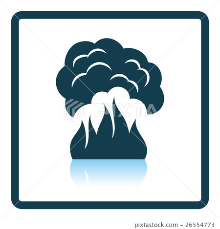 Fire and smoke icon Fire and smoke icon 26554773