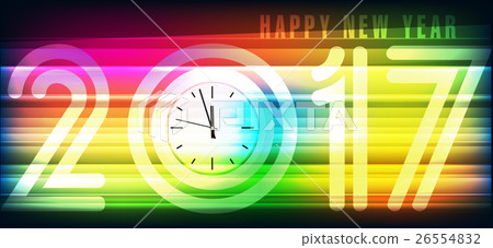 Happy new year 2017 and merry christmas, fireworks Happy new year 2017 and merry christmas, fireworks 26554832