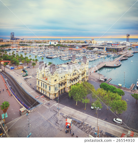 Aerial view of Barcelona Aerial view of Barcelona 26554910