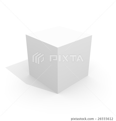 White box, isolated 26555612