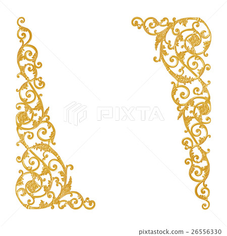 old antique gold frame Stucco walls greek culture old antique gold frame Stucco walls greek culture 26556330