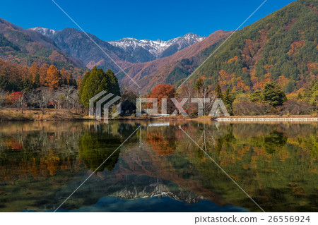 Komagane plateau in late autumn 26556924