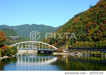 Scenery of Lake Sagami · Sagamiho Bridge 26558195