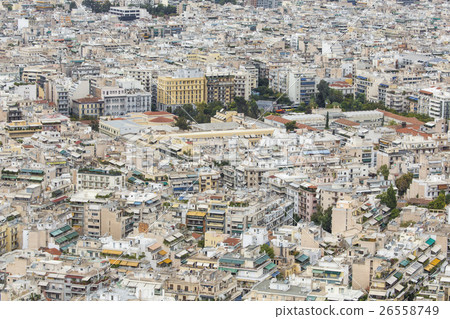 Aerial view of Athens, Greece.  26558749