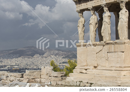 Caryatides at Acropolis, Athens, Greece 26558804