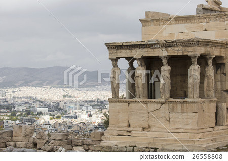 Caryatides at Acropolis, Athens, Greece 26558808