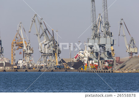 The port inThessaloniki city, Greece 26558878