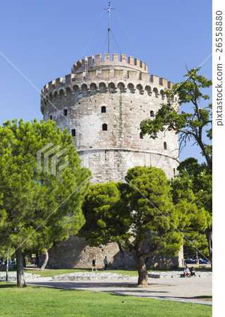 White Tower of Thessaloniki in Greece White Tower of Thessaloniki in Greece 26558880