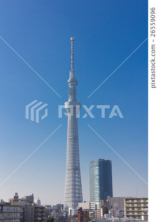 Tokyo Sky Tree and blue sky 26559096