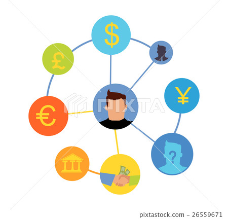 International Currency Exchange Vector Concept. International Currency Exchange Vector Concept. 26559671