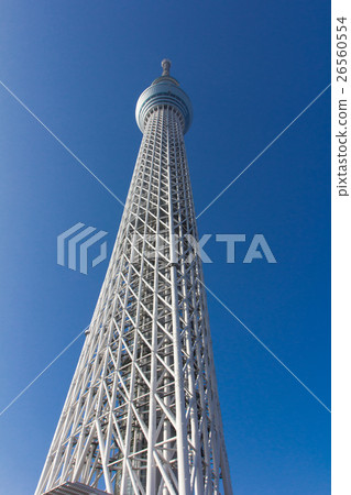 Tokyo Sky Tree and blue sky Tokyo Sky Tree and blue sky 26560554