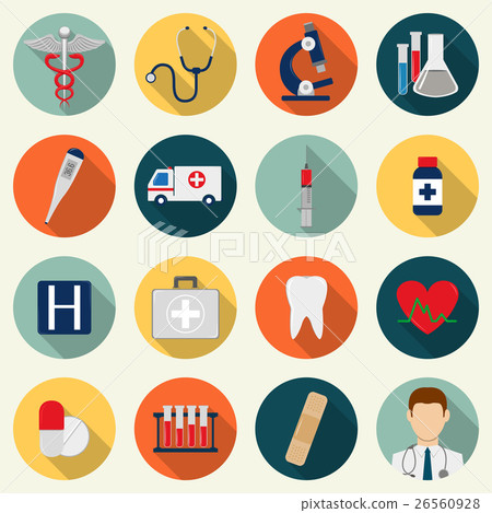 Medical icons set. Healthcare icons. Vector 26560928