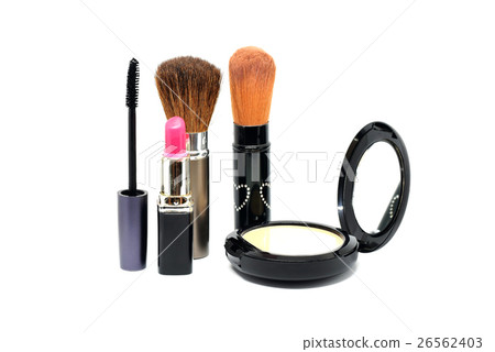 Closeup group of makeup cosmetics Closeup group of makeup cosmetics 26562403