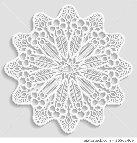 3D Mandala, decorative flower,decorative snowflake 26562469