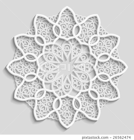 3D Mandala, decorative flower,decorative snowflake 26562474