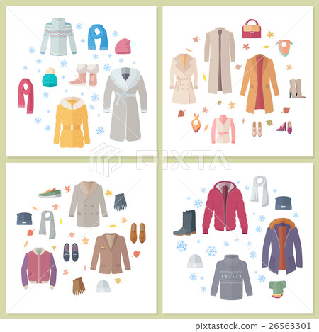 Outerwear Mens and Womens Set of Clothes Accessory 26563301